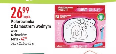 Mata na flamastry wodny 40 x 28 x 4 cm Adar promocja