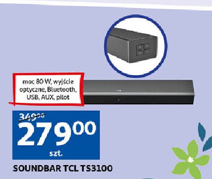Soundbar ts3100 Tcl promocja