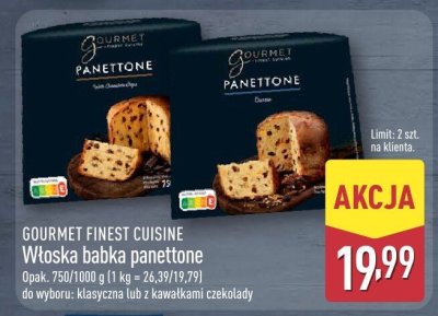Włoska babka panettone promocja w Aldi