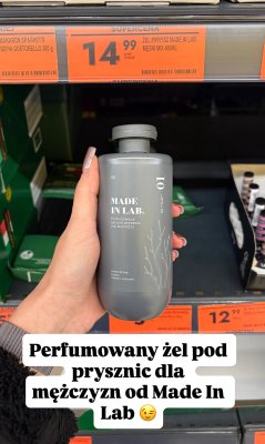Żel pod prysznic MADE IN LAB męski mix 400ml promocja w Biedronka