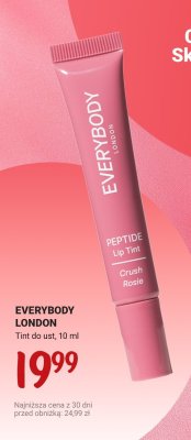 Tint do ust EVERYBODY LONDON promocja w Rossmann