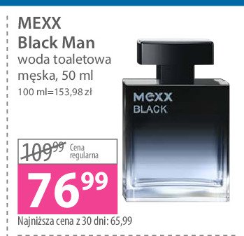 Woda toaletowa MEXX BLACK WOMAN promocja