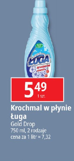 Krochmal original Gold drop ługa promocja