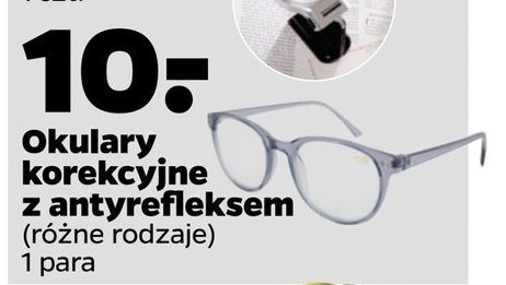 Okulary do czytania z antyrefleksem promocja