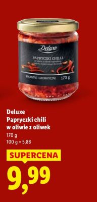 Papryczki chili w oliwie z oliwek Deluxe promocja w Lidl