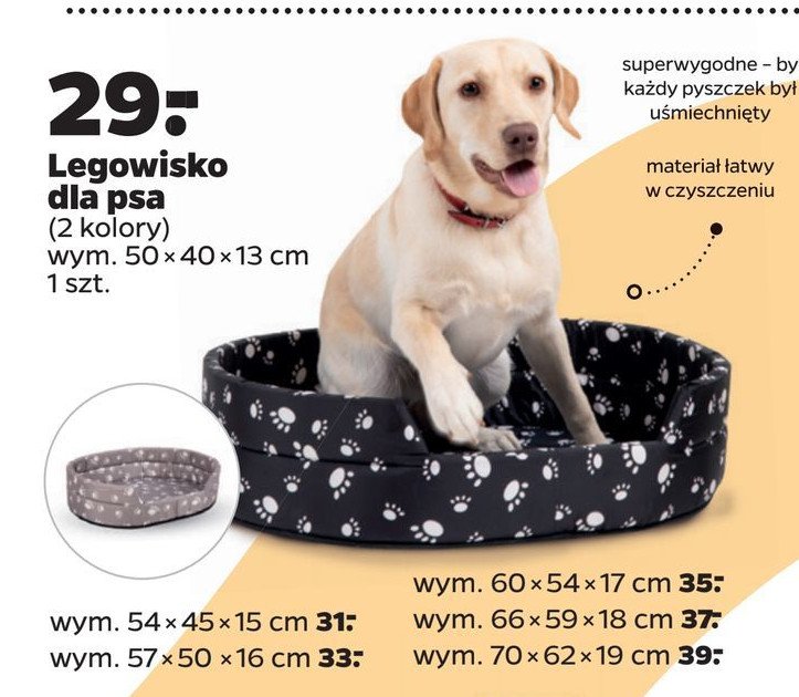 Legowisko dla psa 50 x 40 x 13 cm promocja
