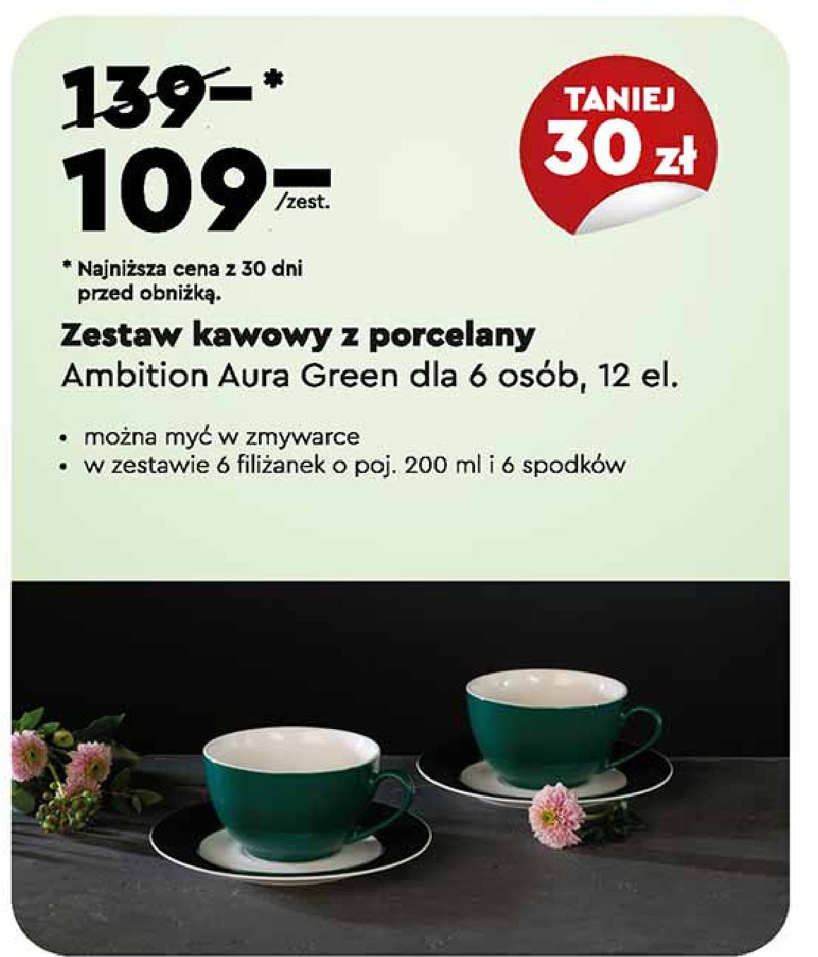 Zestawa kawowa aura green Ambition promocja