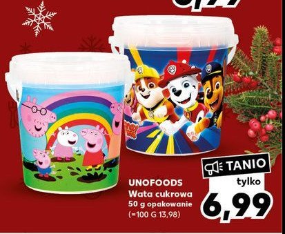Wata cukrowa świnka peppa Uno foods promocja