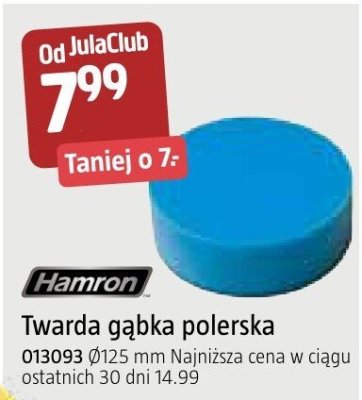 Twarda gąbka polerska Hamron Ø125 mm promocja w Jula