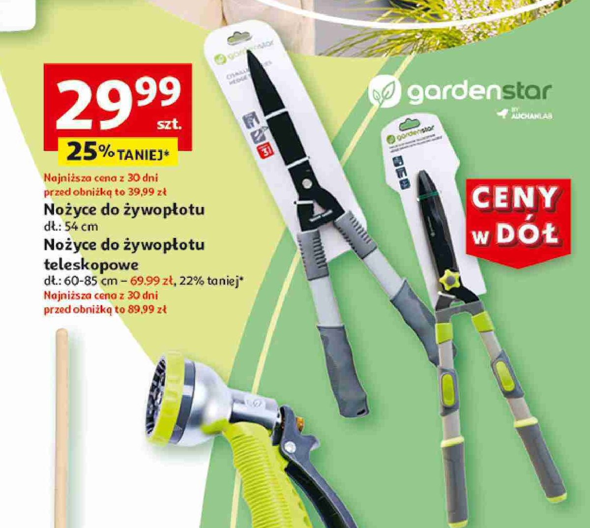 Nożyce do żywopłotu 54 cm Garden star promocja