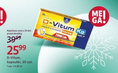 D-Vitum, kapsułki, 30 szt. promocja w Rossmann