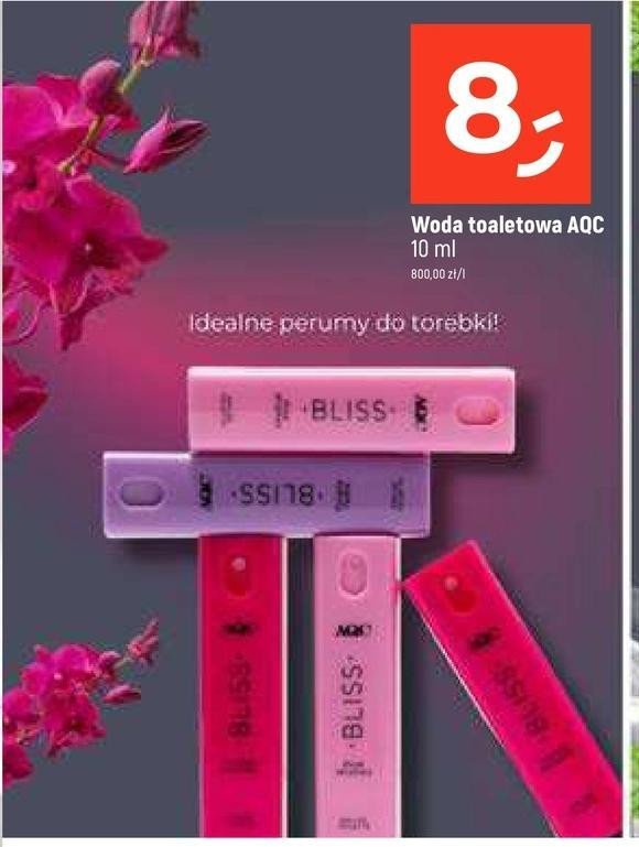 Woda toaletowa bliss różowa AOC promocja