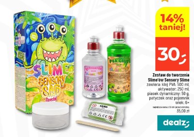 Zestaw do tworzenia Slime'ów Sensory Slime promocja w Dealz