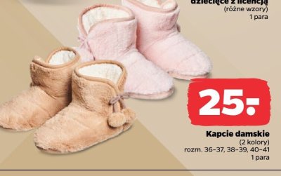 Kapcie damskie 2 kolory promocja w Netto
