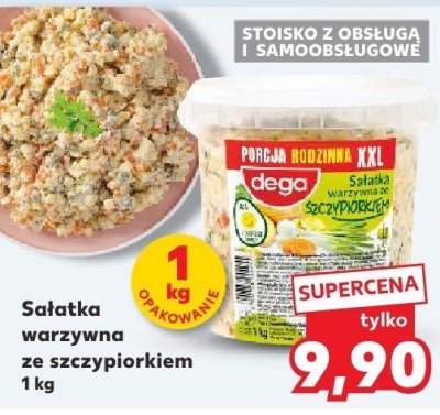 Sałatka warzywna ze szczypiorkiem promocja w Kaufland