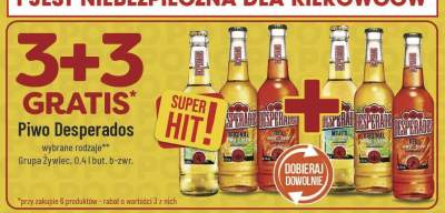 Piwo Desperados wybrane rodzaje promocja w POLOmarket