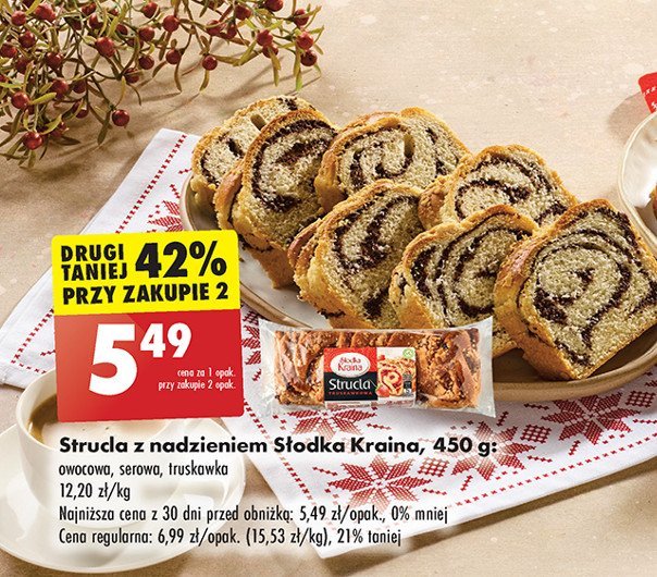 Strucla serowa Słodka kraina promocja