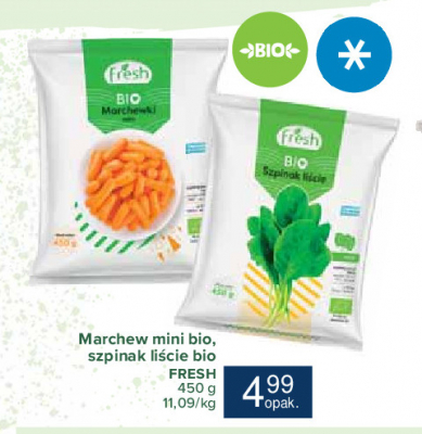 Marchew mini bio Carrefour fresh promocja