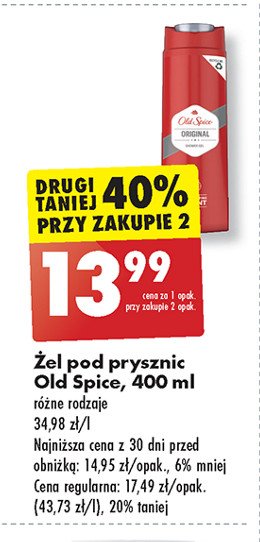 Żel pod prysznic Old spice original promocja