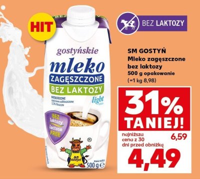 Mleko zagęszczone promocja w Kaufland