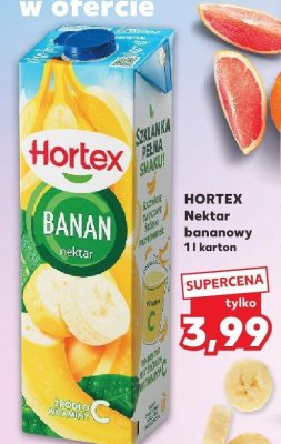 Nektar Hortex bananowy 1 l  promocja w Kaufland