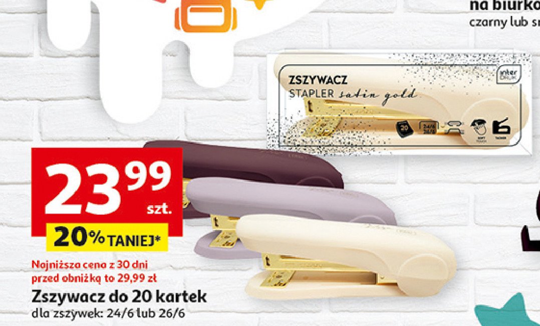 Zszywacz stapler Interdruk promocja