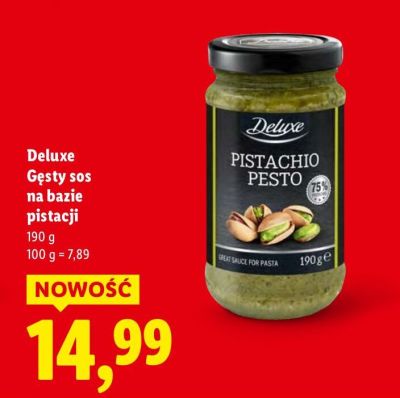 Gęsty sos na bazie pistacji promocja w Lidl