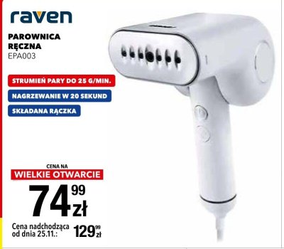 Parownica ręczna raven EPA003 promocja w RTV EURO AGD