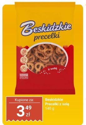 Mix paluszki i precelki z sol膮 Aksam beskidzkie promocja w Biedronka
