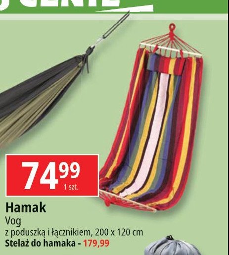 Stela偶 do hamaka Vog promocja