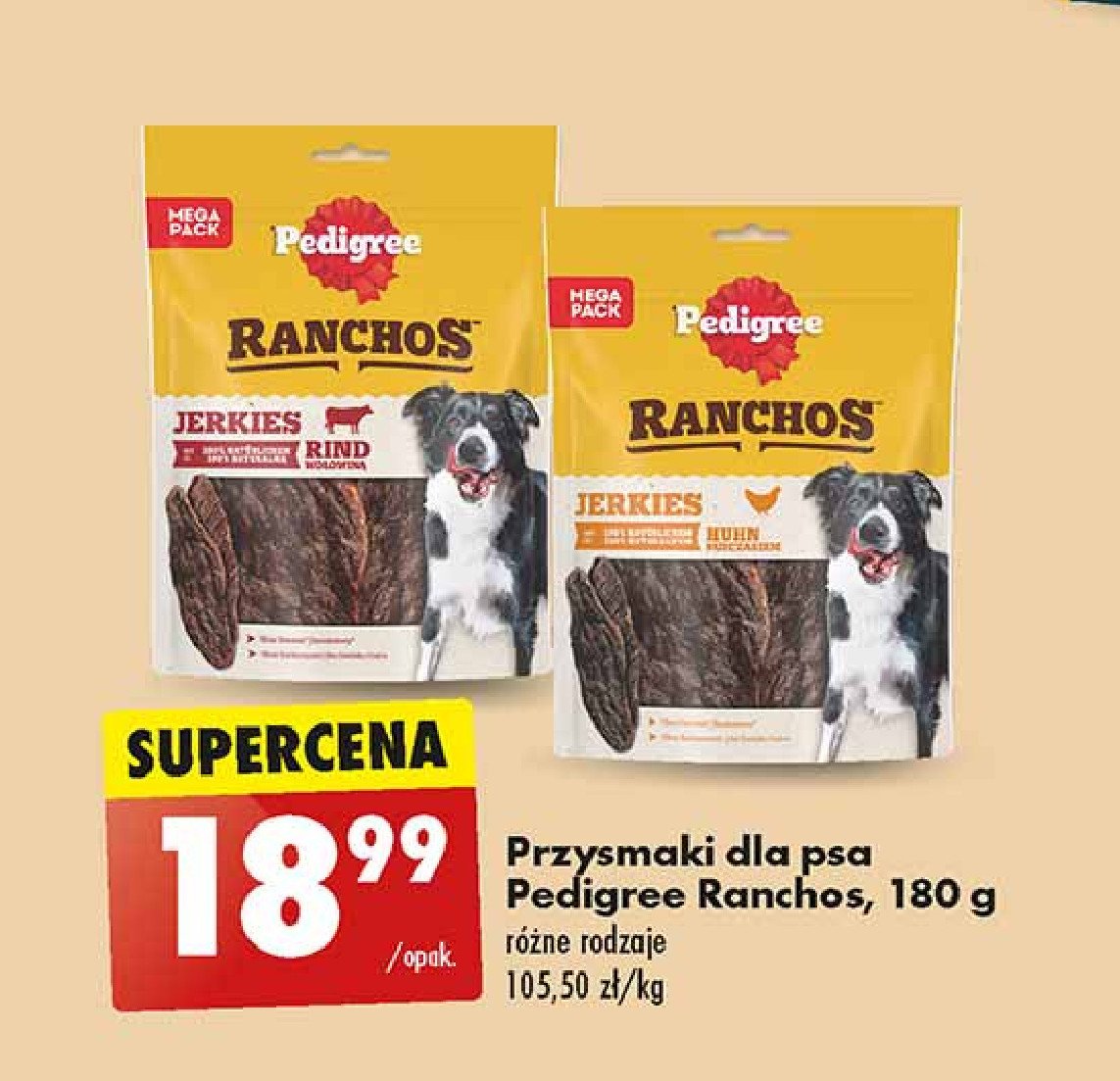 Jerkies z wołowiną Pedigree ranchos promocja