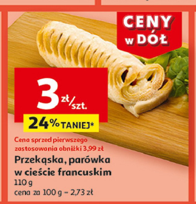 Parówka w cieście promocja