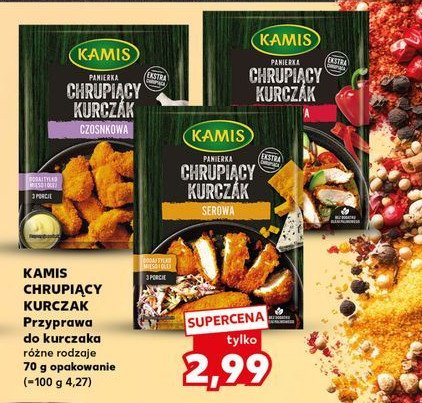 Panierka chrupiący kurczak serowa Kamis promocja w Kaufland