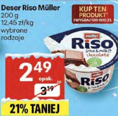 Deser Riso Müller promocja w Delikatesy Centrum