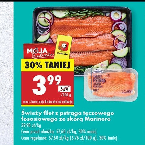 Pstr膮g t臋czowo-艂ososiowy filet Marinero promocja