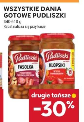 WSZYSTKIE DANIA GOTOWE PUDLISZKI promocja w Stokrotka