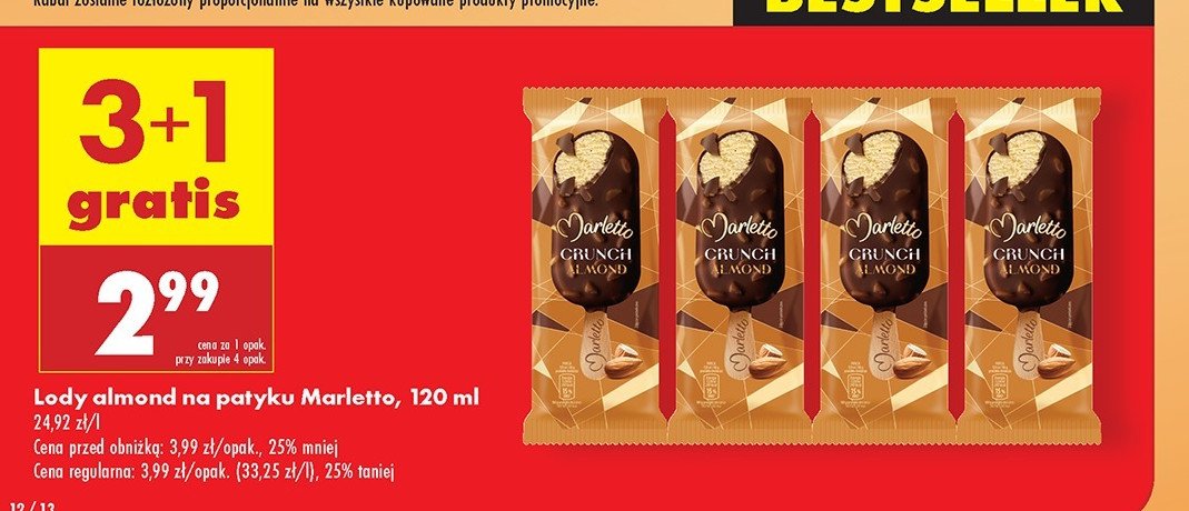 L贸d almond Marletto promocja