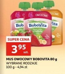 Deser jabłka i banany Bobovita promocja