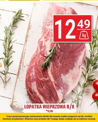 Łopatka wieprzowa B/K promocja w Hitpol