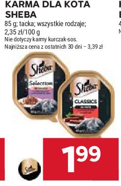 Karma dla kota pate z wo艂owin膮 Sheba classics promocja