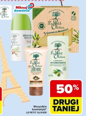 Kosmetyki LE PETIT OLIVIER różne rodzaje promocja w Carrefour Market