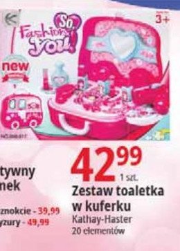 Toaletka w kuferku 20 el. Kathay-haster promocja
