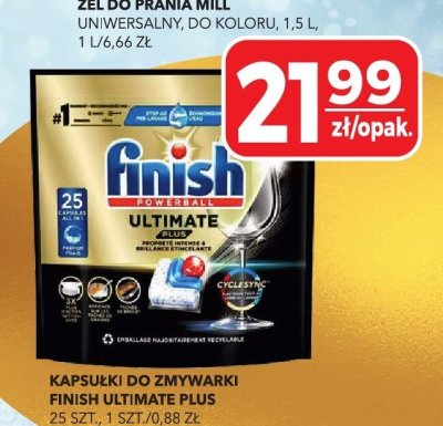 Kapsułki do zmywarki Finish Ultimate Plus, 25 szt. promocja w Top Market