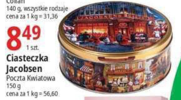 Ciasteczka du艅skie ma艣lane w puszce Jacobsens promocja