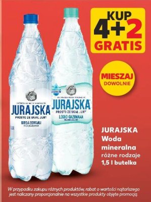 Woda mineralna różne rodzaje 1,5 l  promocja w Kaufland