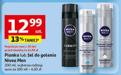 呕el do golenia Nivea men silver protect promocja