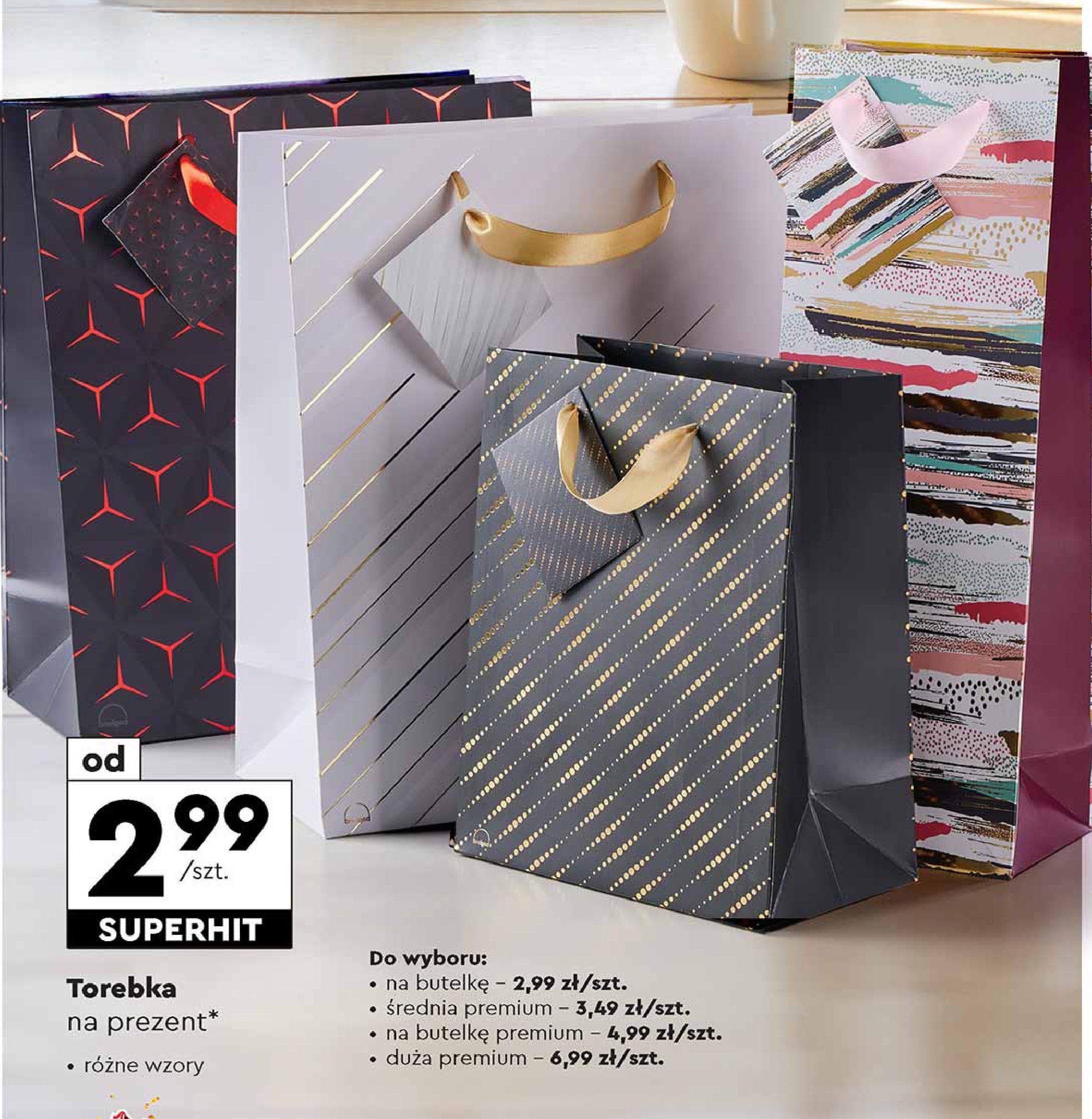 Torba prezentowa duża premium promocja