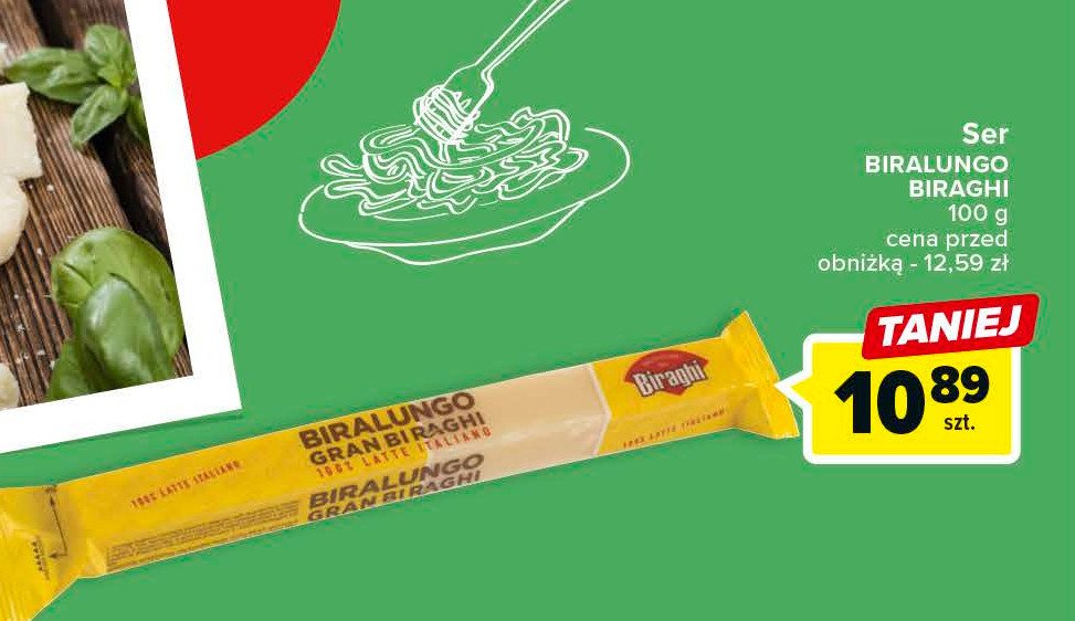 Ser biralungo gran Biraghi promocja