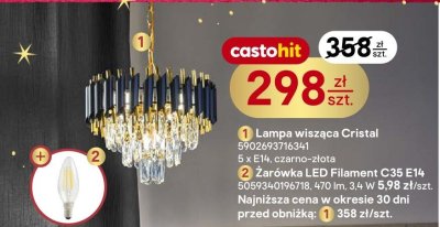Żarówka LED Filament C35 E14 promocja w Castorama