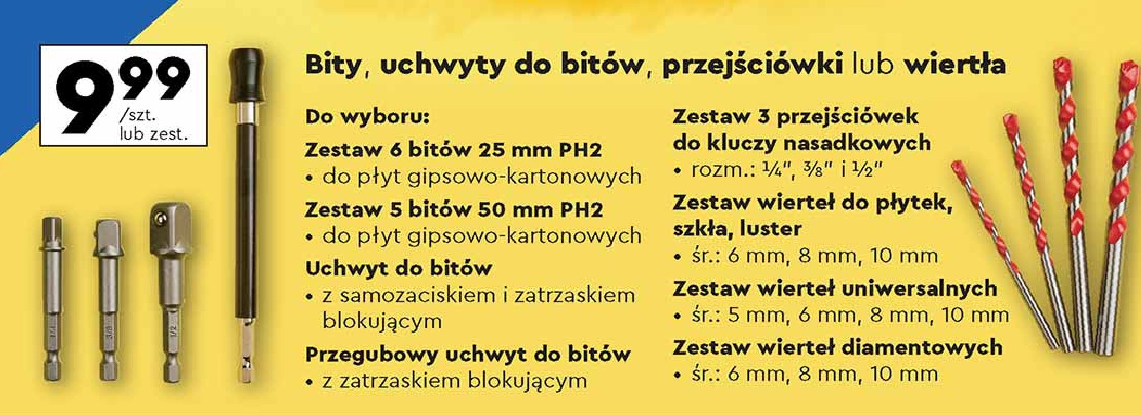 Zestaw przejściówek do kluczy nasadkowych 3/4" + 3/6" + 1/2" Niteo tools promocja